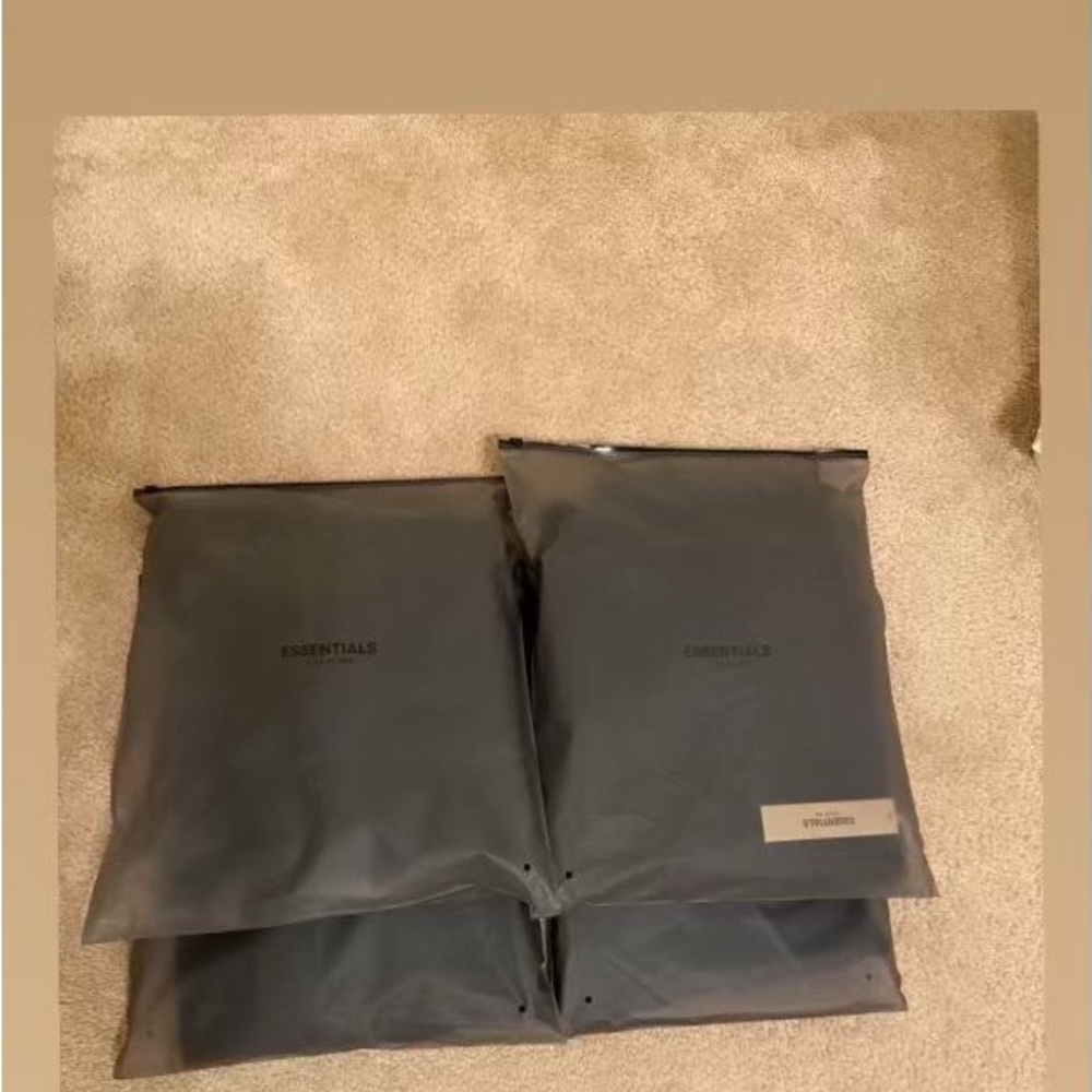 Fear of God Essentials Black Hoodies